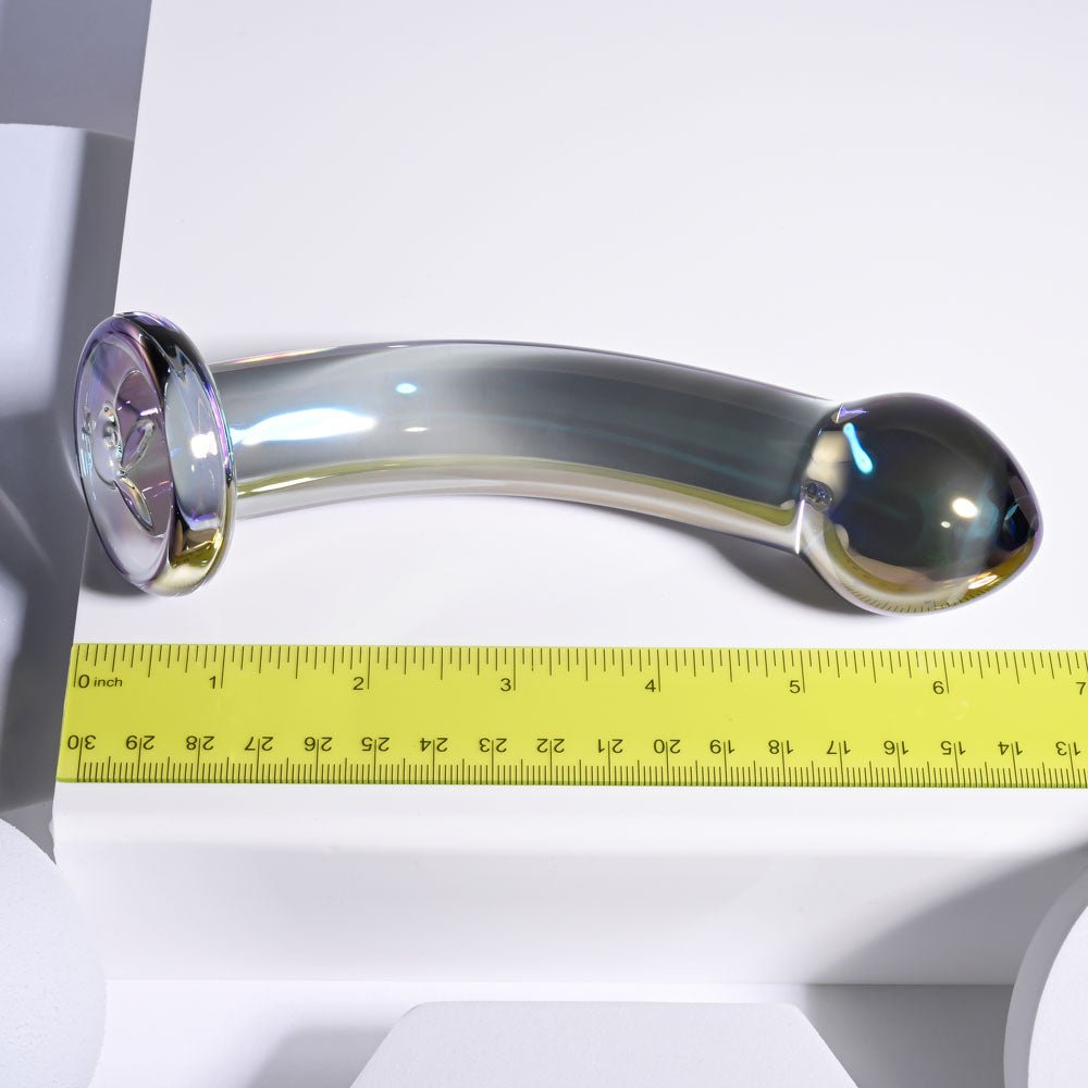 Playboy Pleasure JEWELS KING Clear Glass 16.3 cm Dildo
